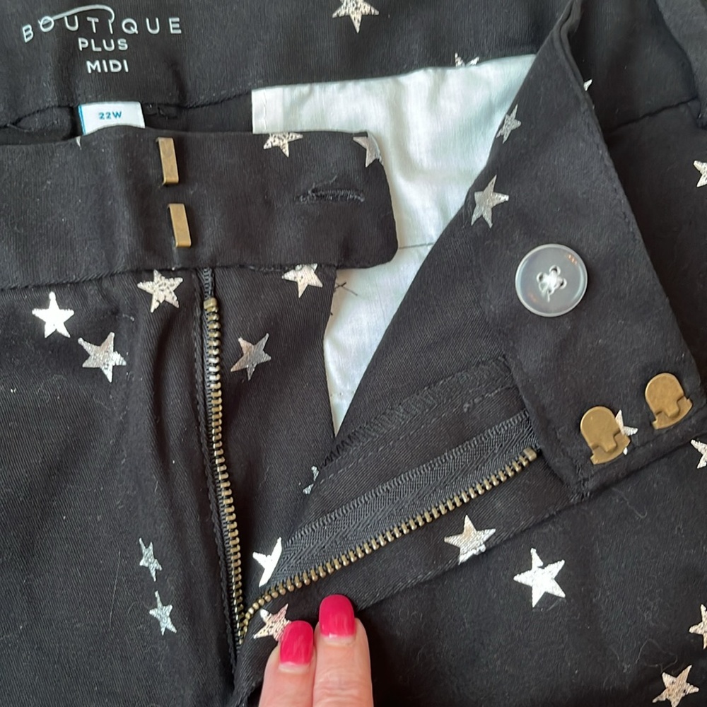 NWT JCP Boutique Star Shorts - Picture 4 of 10